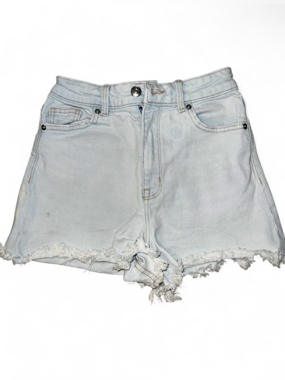Light Wash H&M Distressed Denim Women’s Shorts
